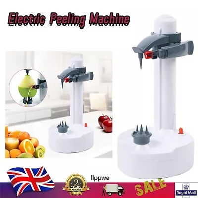 Electric Automatic Potato Peeler Apple Fruit Vegetable Rotating Peeling Machine • £17