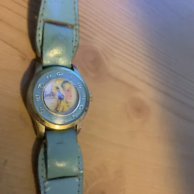 Vintage 1971 Barbie Swiss Made Stainless Steel Watch - Original Leather Band • $10