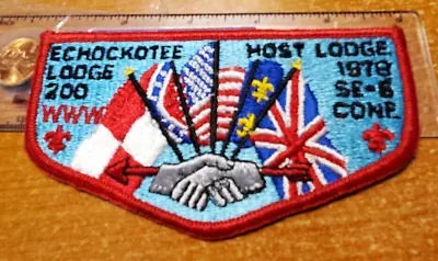 OA ECHOCKOTEE Lodge 200 S7 1978 SE-5 Conclave  North Florida Council (1hg) • $29.99