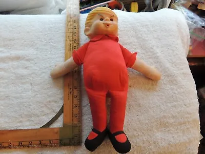 Vintage Dennis The Menace About 15  Soft Cuddly Toy Doll Mattel Cloth Body • $19.99