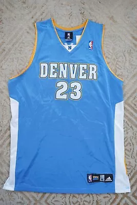 NEW! Marcus Camby Denver Nuggets Authentic Jersey Blue Size 48 Vintage NWT Tags • $149.99