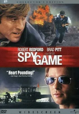 NEW - Spy Game (DVD 2001) Brad Pitt / Robert Redford • $5.01