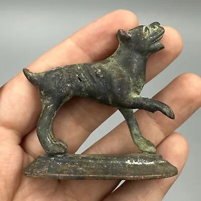 Wonderful Ancient Roman Bronze Guide Animal Figure -  Find By Metal Detector • $255