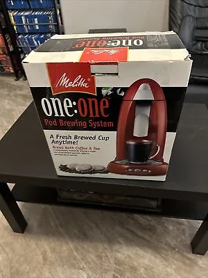 Melitta One:One Pod Brewing System Coffee Maker Model MES2R RED Open Box • $69.99