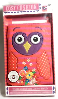 Large Microwaveable Cosy Cushions Handwarmer OWL Hand & Body Warmer Scented D3 • $6.21