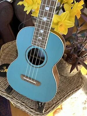 $248.40 • Buy Dhani Harrison Uke, Walnut Fingerboard, Light Blue