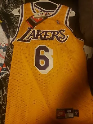 $1000 • Buy Nike Eddie Jones Authentic LA Lakers Jersey 40 Brand New With Tags! BNWT 🔥🔥🔥