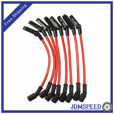 JDM 10.5MM Spark Plug Wires Set For CHEVY GMC LS1 VORTEC 4.8L 5.3L 6.0L 1999-06 • $24.99