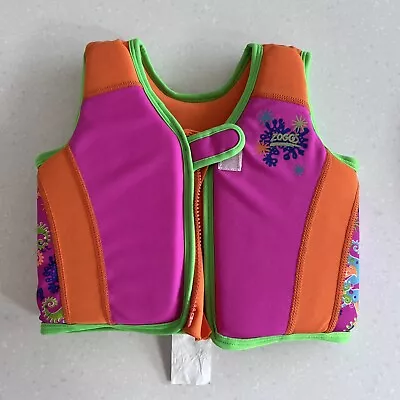 Zoggs Swim Vest Size 4-5 Years Weight 18-25kg In Good Condition • £8