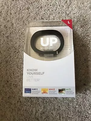 Up By Jawbone Large Black/Onyx With MotionX Activity Wrist Band - Apple Android • $9.99