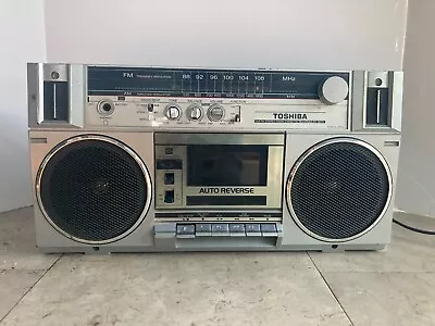 Toshiba RT-6075 AM/FM Stereo Radio Cassette Recorder  Boombox.*VINTAGE!* • $89