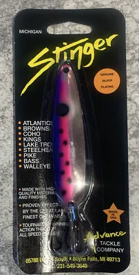 Michigan Stinger Trolling Spoon Rainbow Trout Color Salmon Kings Coho Steelhead • $9.99