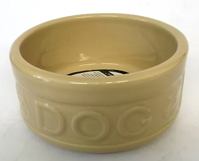 Ceramic Dog Bowl Embossed DOG Lettered Bowl 15cm X 6cm Mason Cash Traditional  • £8.29