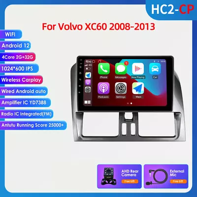 For Volvo XC60 2009-2012 Android 12 Car Stereo Radio 9  GPS Navi WiFi Carplay • $145.99