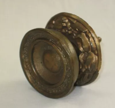Antique Federal Style Brass Knob Door Drawer Pull • $12