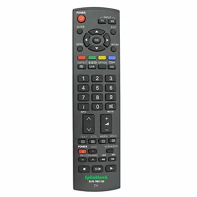 NEW Remote Control For Panasonic Viera TV LCD EUR7651110A TX-26LXD70 TX-32LMD70 • £4.99