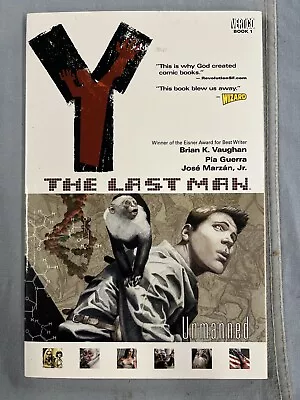 DC Vertigo Comics Y THE LAST MAN TPB VOL 01 UNMANNED (2010) $15 • $4.95