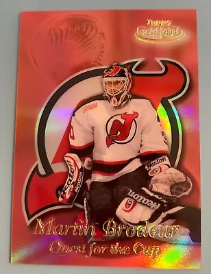 1999-00 Topps Gold Label Quest For The Cup #QC5 Martin Brodeur HOF • $7.99