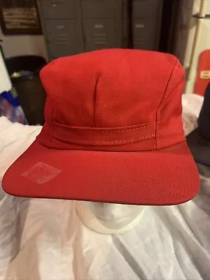 Mackinaw Hat Cap Ear Flap Elmer Fudd Hunting Vintage Size 6 3/4 Red • $59.99