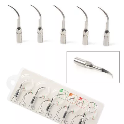 5 Type Dental Ultrasonic Scaler Scaling Endo Perio Tip Fit EMS WOODPECKER • £23.32