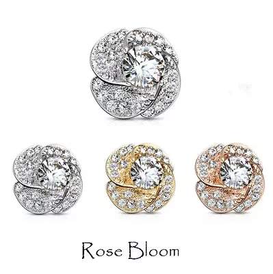 £5.99 • Buy Gem Dermal Anchor Top - Rose Bloom - Micro Microdermal Head Surface Piercing