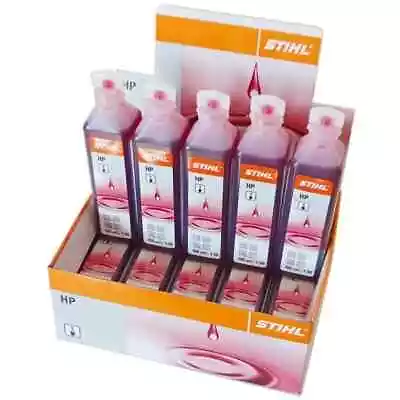 10 X Genuine Stihl 100ml One Shot 2Stroke Oil For Chainsaws Disc Cutters Etc • £24.29