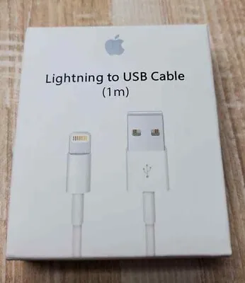 $19.99 • Buy Apple Lightning To USB Cable, 1 Meter (3 Feet) A1480, MD818ZM/A T14