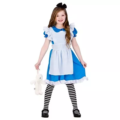 £14.99 • Buy NEW Storybook Alice In Wonderland Girls Children's Fancy Dress Book Day Costume 