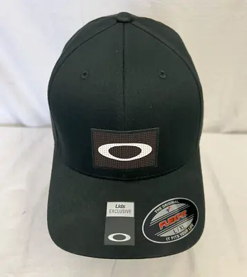Oakley Ellipse Hologram Stretch Hat Baseball Golf Cap Blackout Large/XLarge New • $24