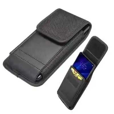 Belt Case For ZTE Z999 Axon M (2018) Cover With Card Holder Design In Leather... • £35.94