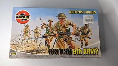 Airfix British 8th Army The Desert Rats Africa Soldiers Model Kit 1:32 03580 • $38.56