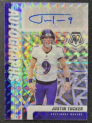 2021 Mosaic Justin Tucker Mosaic Prizm Auto #A-JT Ravens • $20