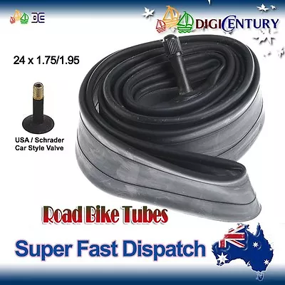 1 X High Quality 24 X1.75/1.95 Schrader Valve Road Bike Bicycle Inner Tubes  • $14.99