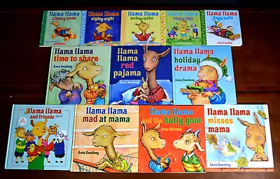 Lot Of 12 Llama Llama Picture Books By Anna Dewdney Misses Mama Red Pajama L3 • $49.99