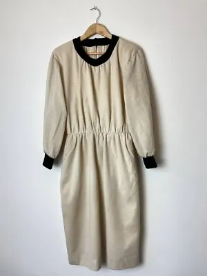 RARE Vintage Saint Laurent Rive Gauche 70s 80s Wool Dress • $75