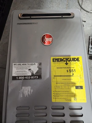 $749 • Buy Rheem ECO180XLP31 8.4 GPM Liquid Propane Gas Outdoor Tankless Water Heater