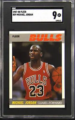 1987 Fleer #59 Michael Jordan SGC 9 • $1299.99