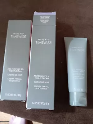 2 MARY KAY TimeWise Age Minimize 3D NIGHT CREAM Combination To Oily New In Box • $10