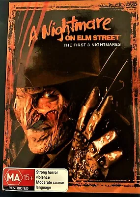 A Nightmare On Elm Street THE FIRST 3 NIGHTMARES (DVD 2005 3-Disc Set)  • £18.58