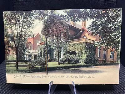 POSTCARD: John G. Milburn Residence Buffalo New York D10 • $3.50