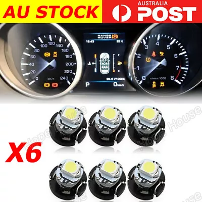 6x White T3 Neo Wedge SMD 2835 LED Twist Lock Switch Dash LED Gauge  • $9.45