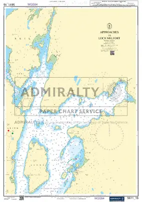 Admiralty Small Craft Leisure Charts 5611 | West Coast Of Scotland • £15