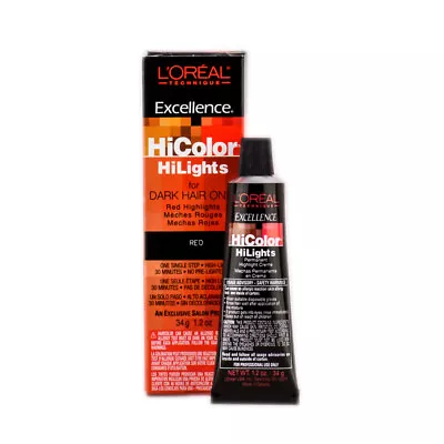 L'Oreal Technique Excellence HiColor Highlights - For Dark Hair Only Red Highlig • $6.17