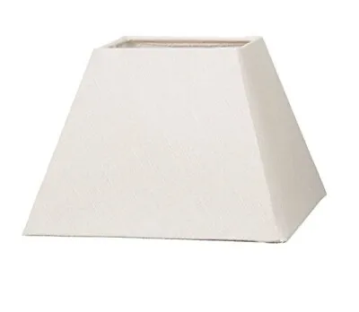 Dual Purpose Cotton Linen Table Square Pyramid Ceiling Pendant & Lamp Shade • £11.99