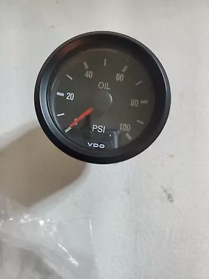 VDO Vision Mechanical Water Temperature Gauge 2 1/16  Dia Black Face FOR PARTS • $24
