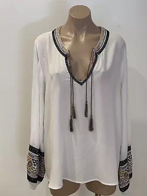 $12.95 • Buy Tigerlily  Shirt White Size 12  Brand New Without Tags