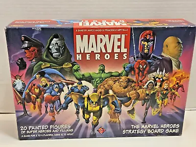 MARVEL HEROES Strategy Board Game - 100% Complete - 2006 Fantasy Flight  READ • $54.95