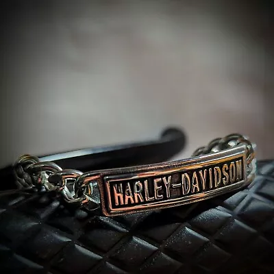 Men's Harley Davidson Stainless Steel Biker Motorcycle Bracelet 8.5  • $39.99