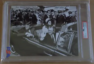 $225 • Buy JFK John F. Kennedy Assassination Day Photograph Signed By Clint Hill PSA