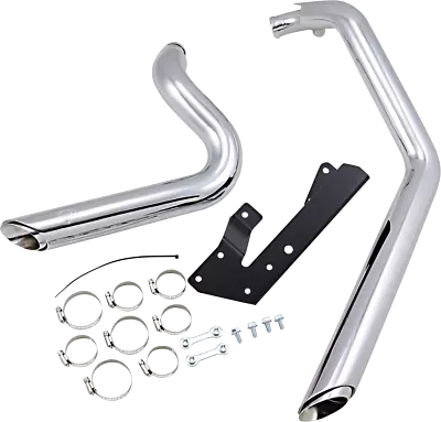 VH Shortshot Staggered Exhaust Pipe System Chrome Sportster 1200 Nightster 07-12 • $549.99